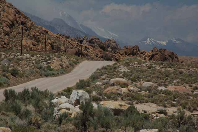 the Alabama Hills and Sierras